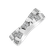 Prsteň s diamantmi Shining Cubes2
