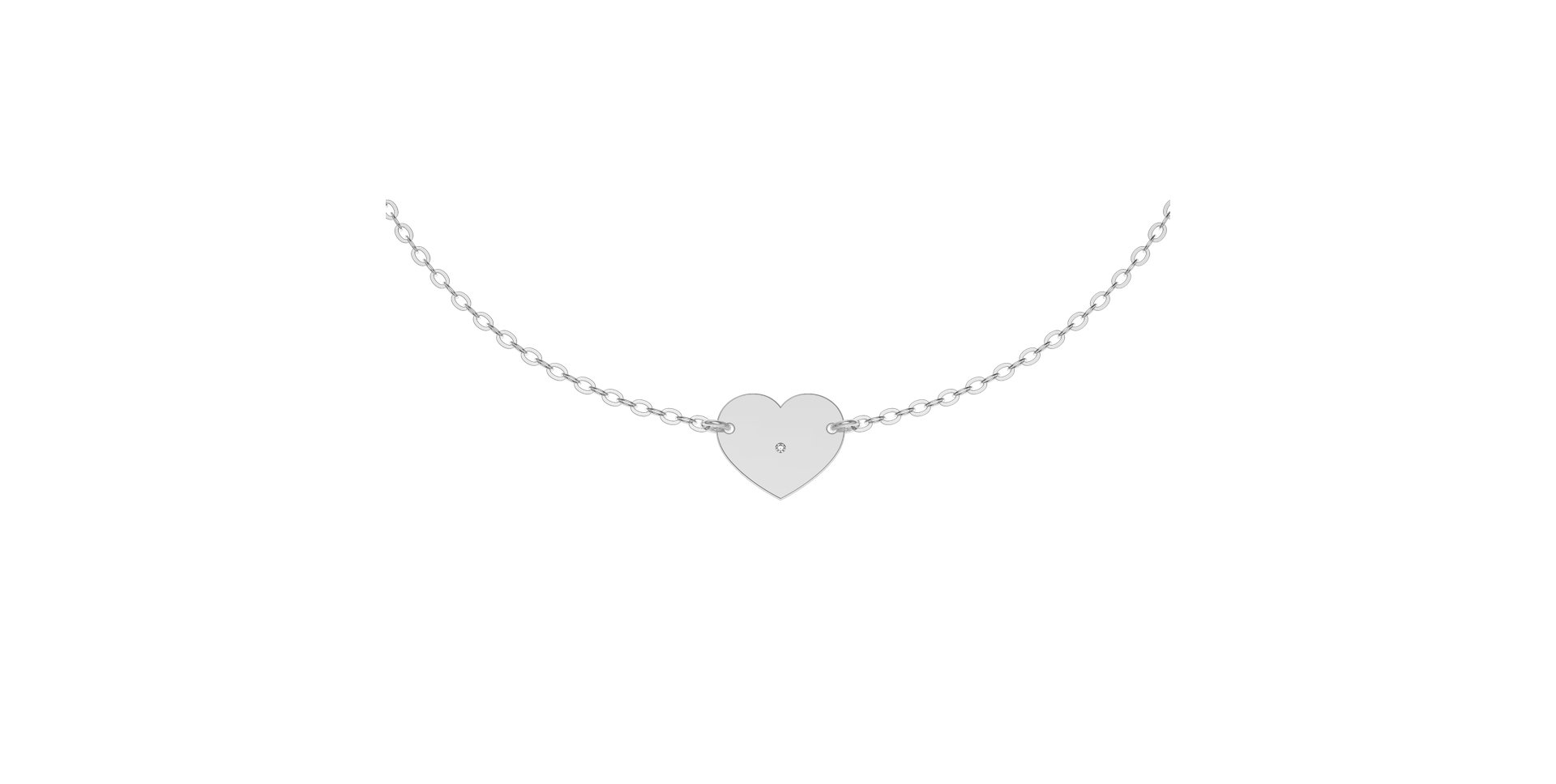 Náramok s diamantom My Heart