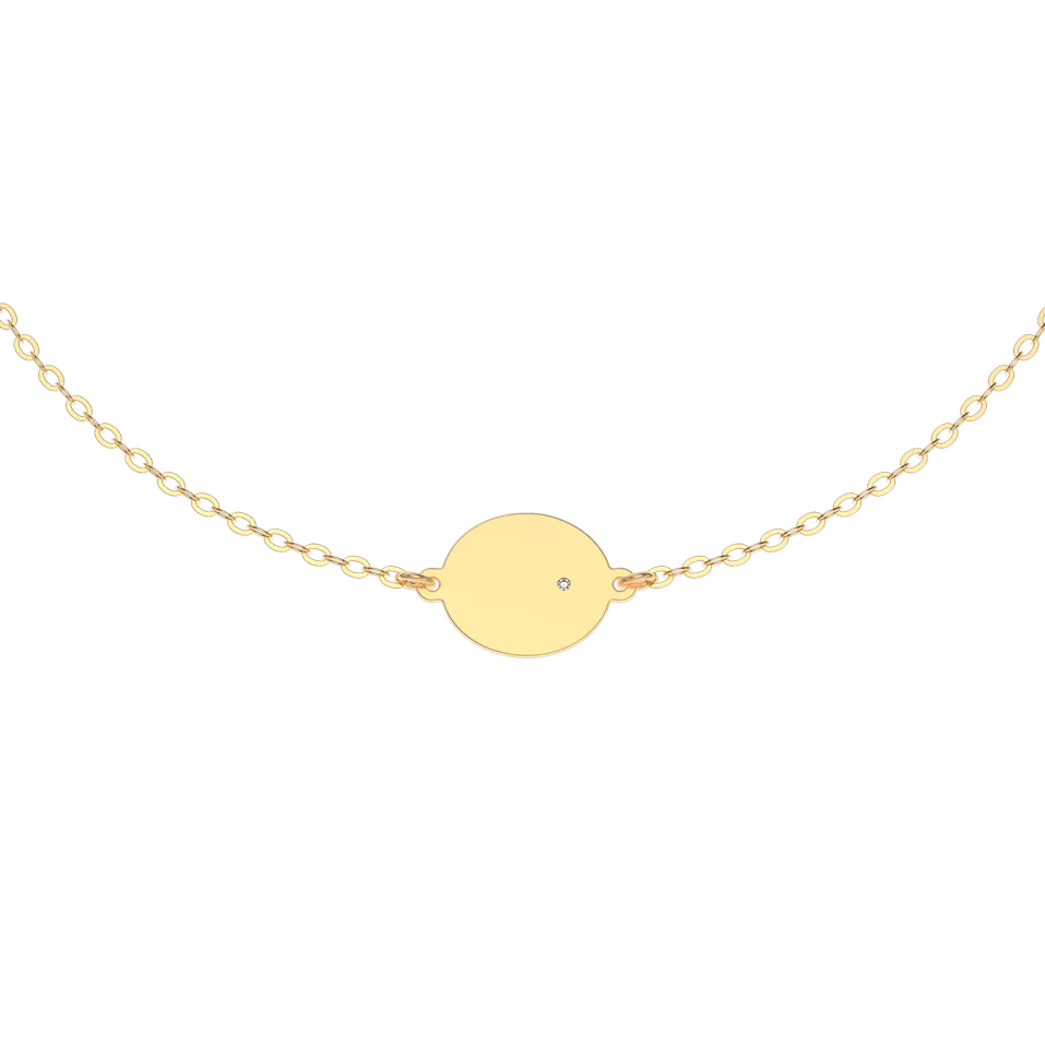 Náramok s diamantom Monogram Style