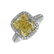 Prsteň s bielymi a žltými diamantmi Alchemy Gem2
