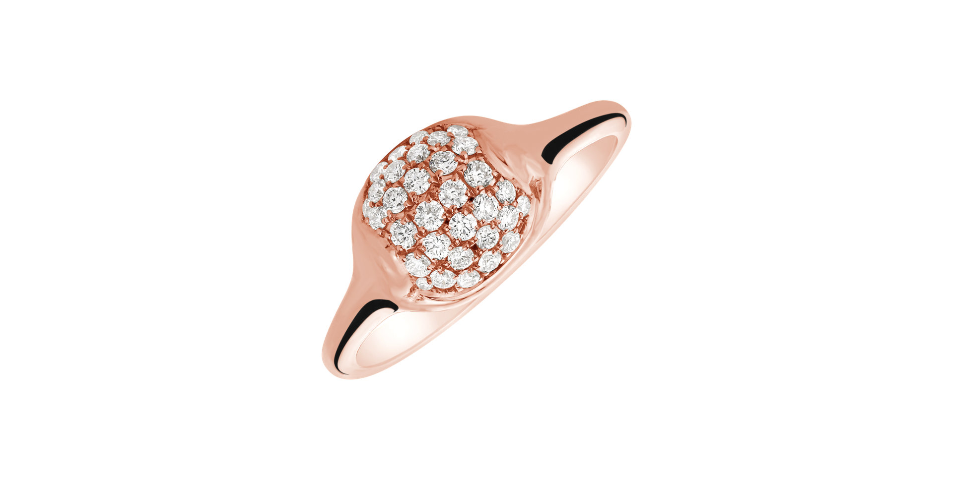 Prsteň s diamantmi Sunset