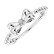 Prsteň s diamantmi Bow Knot2