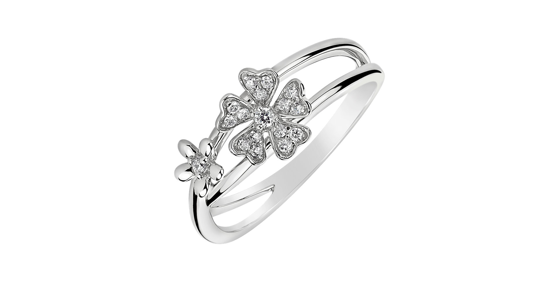 Prsteň s diamantmi Beautiful Meadow