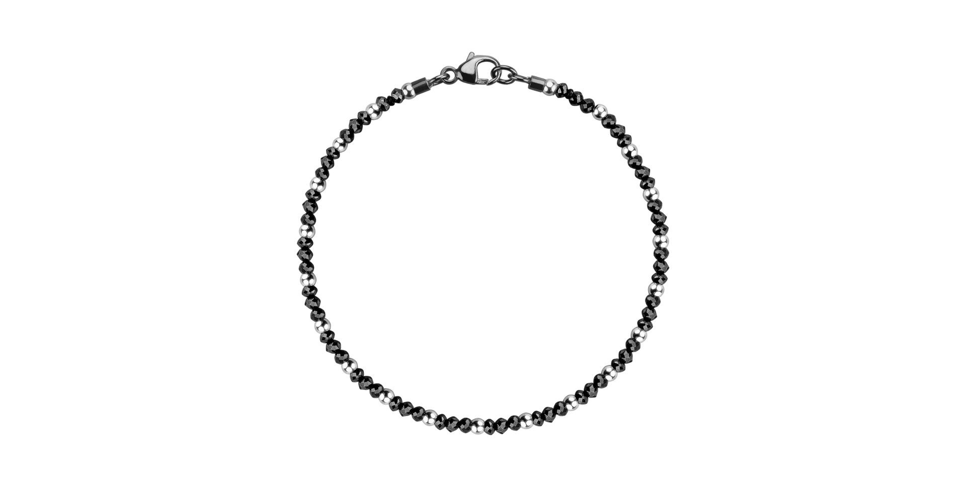 Náramok s čiernymi diamantmi Black Eminence