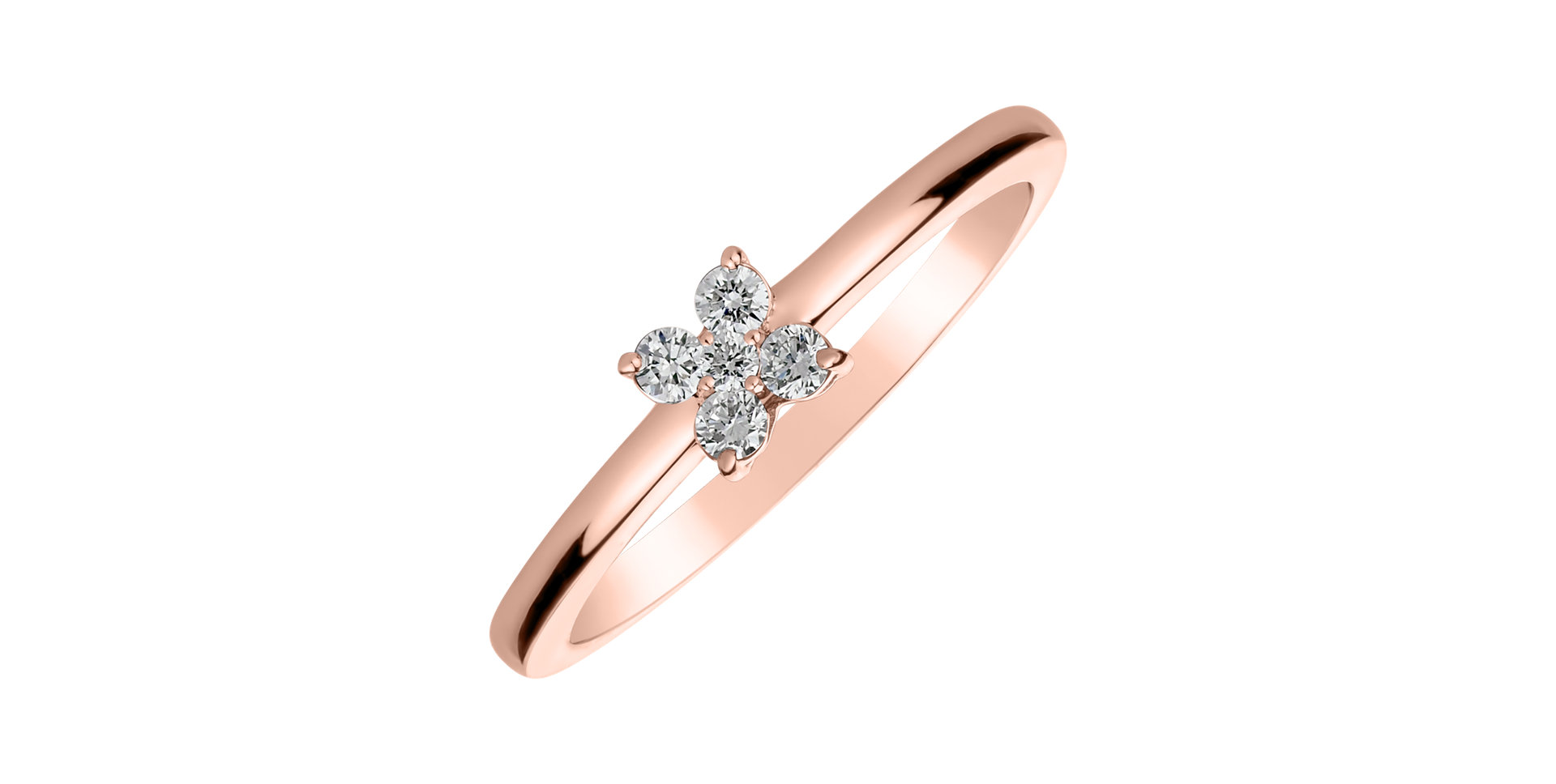 Prsteň s diamantmi Brilliant Glamour