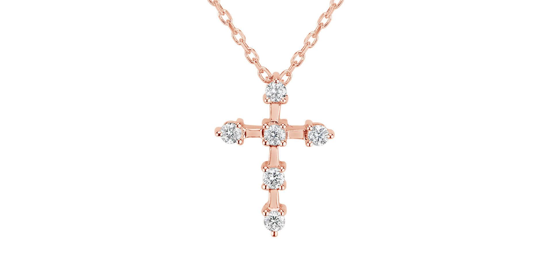 Náhrdelník s diamantmi Sparkling Cross