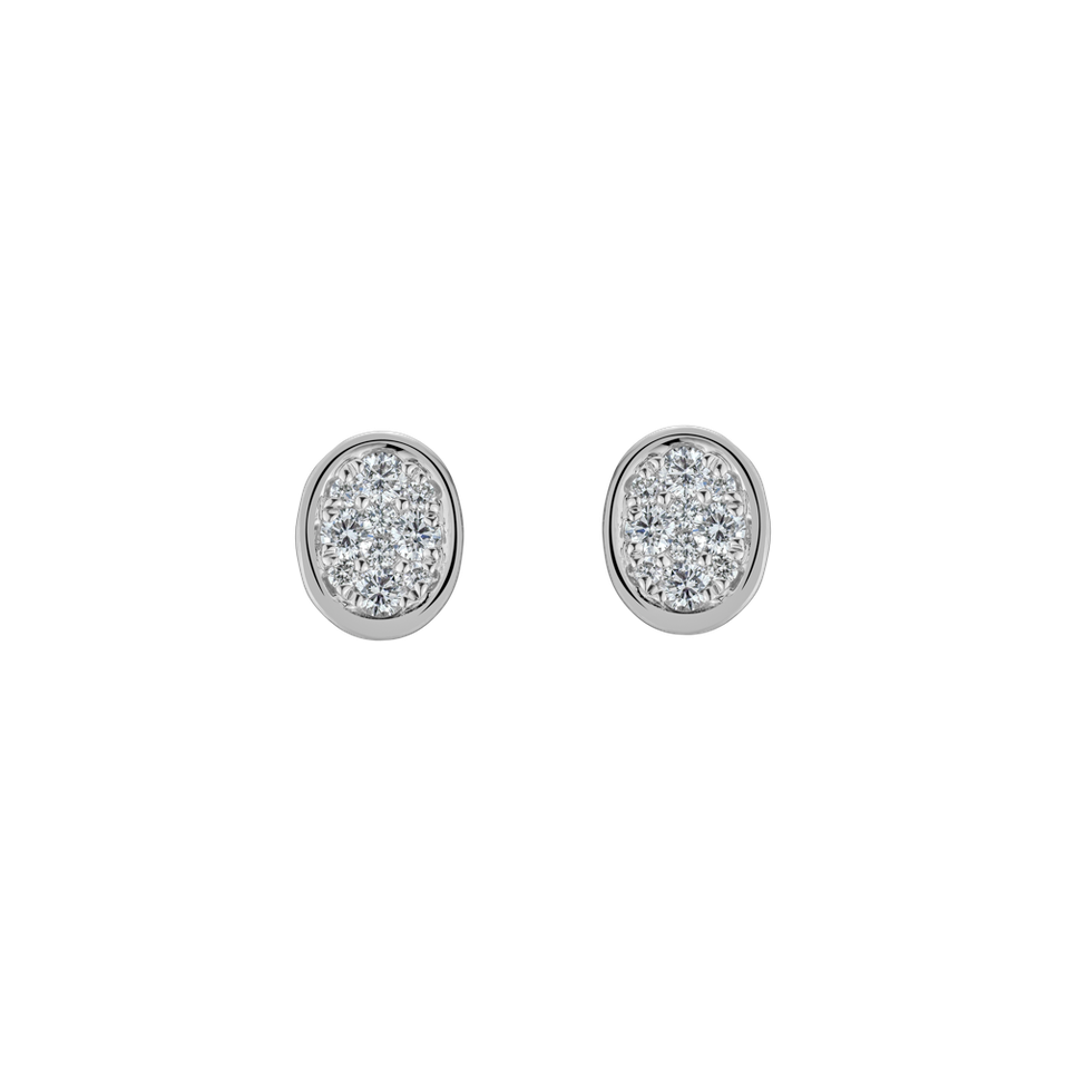 Náušnice s diamantmi Elowen