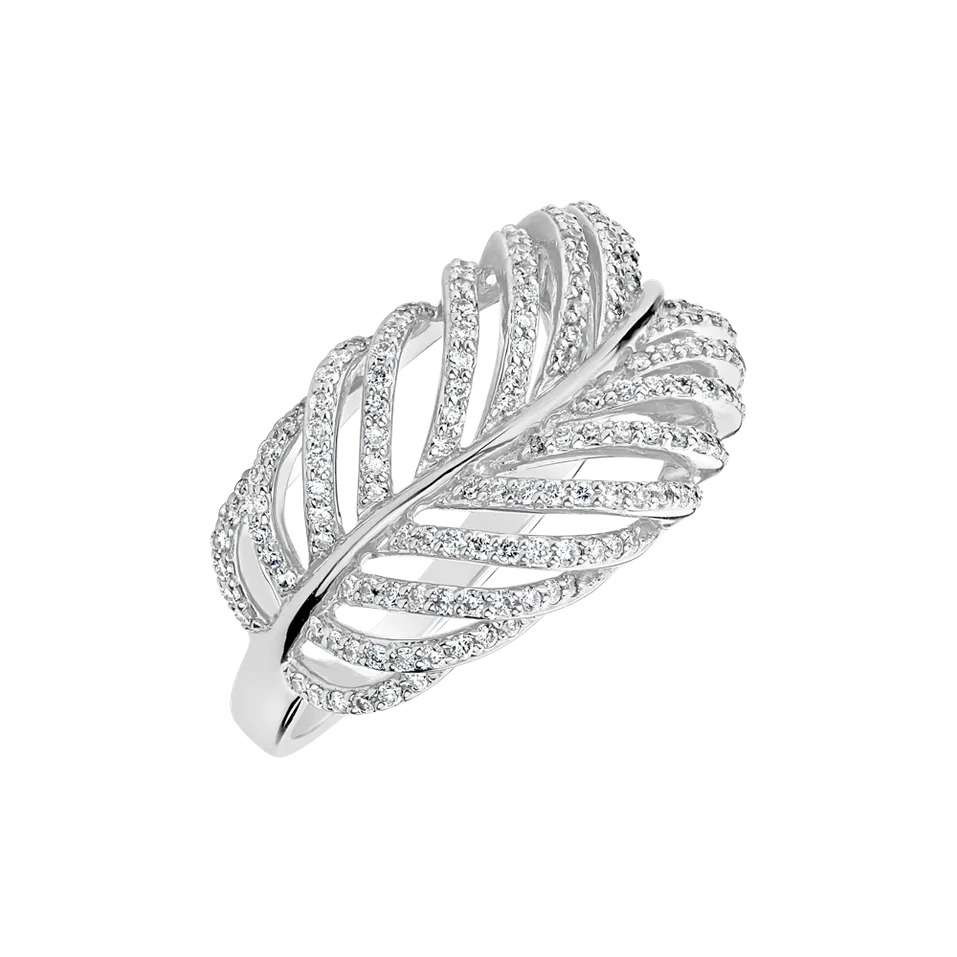 Prsteň s diamantmi Miracle Feather