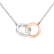 Náhrdelník s diamantom Eternal Circles2