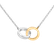 Náhrdelník s diamantom Eternal Circles2