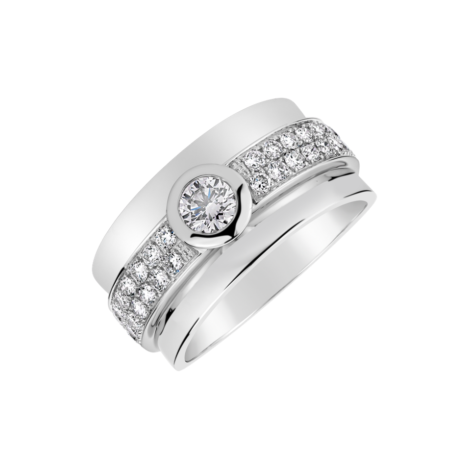 Prsteň s diamantmi Shine Empire