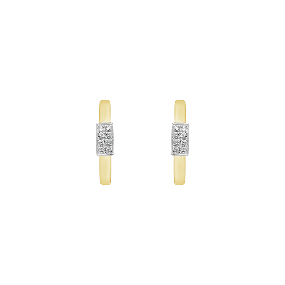 Náušnice s diamantmi Albie