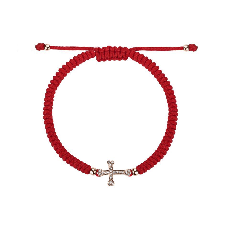 Náramok s diamantmi Cross of Destiny
