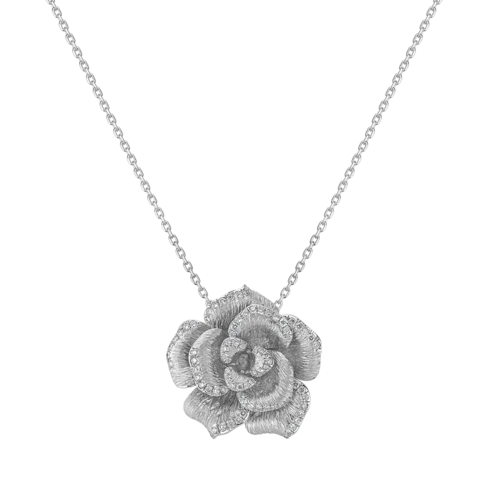 Přívěsok s diamantmi Golden Rose