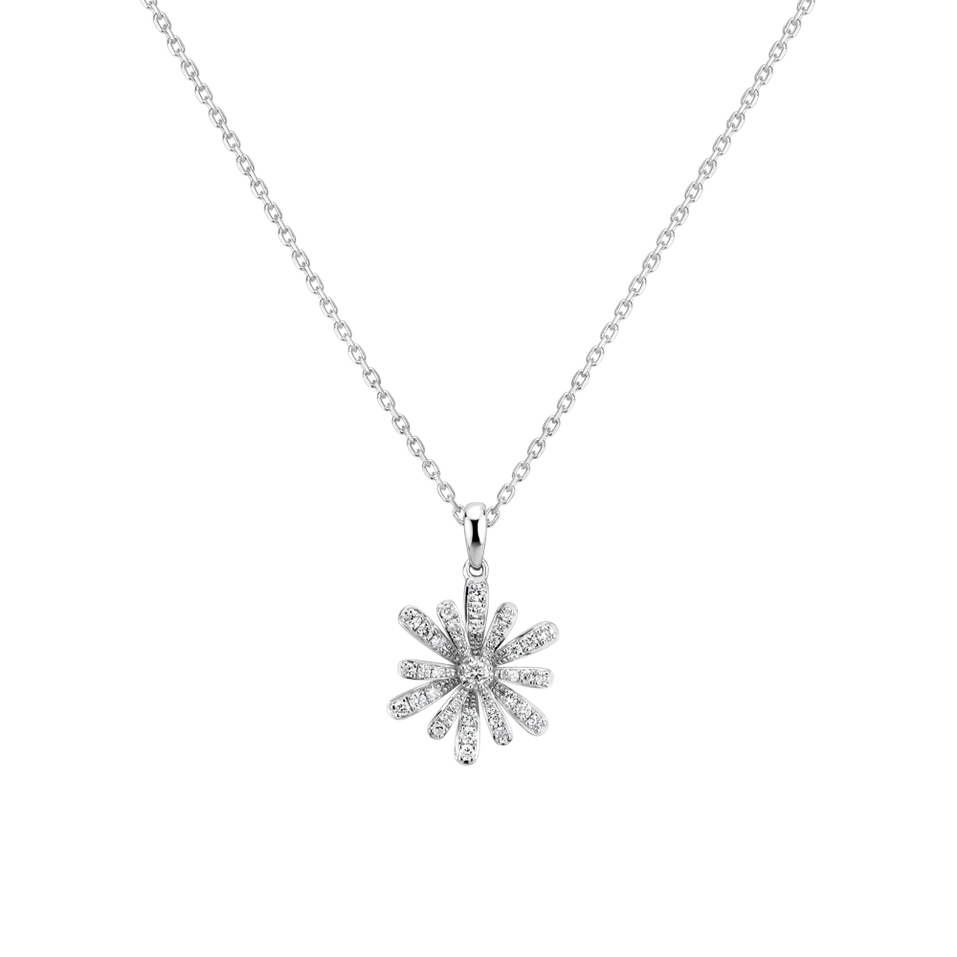 Přívěsok s diamantmi Sparkle Daisy