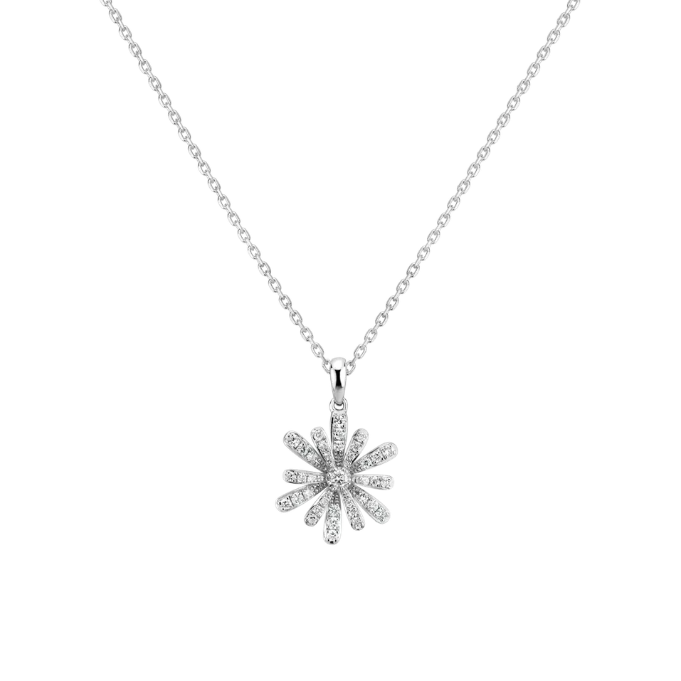 Přívěsok s diamantmi Sparkle Daisy
