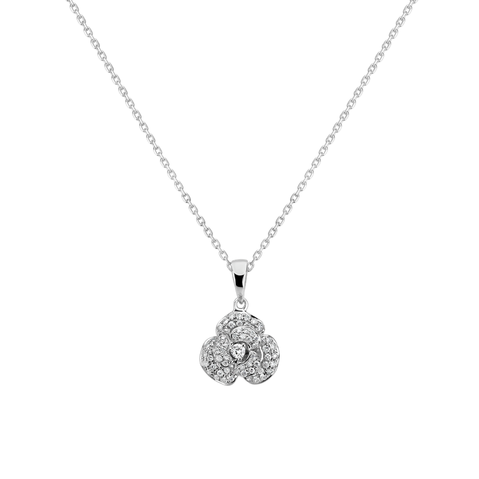 Přívěsok s diamantmi Fragrant Orchid