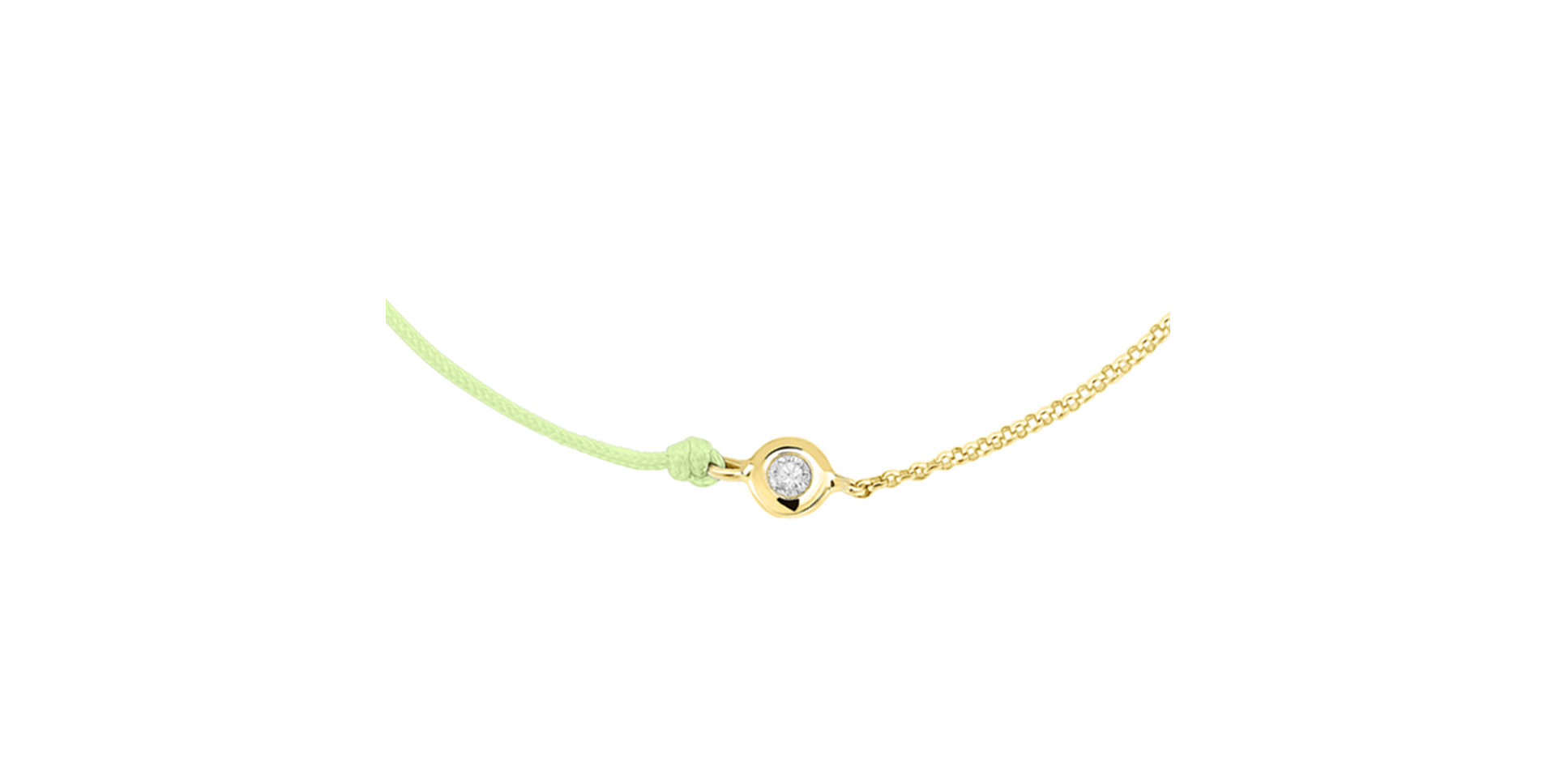 Diamantový náramok so šnúrkou Effect Diamond