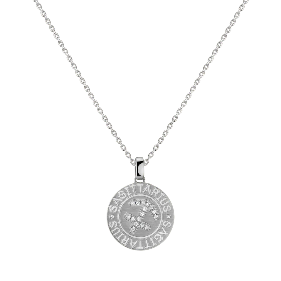 Přívěsok s diamantmi Charming Sagittarius