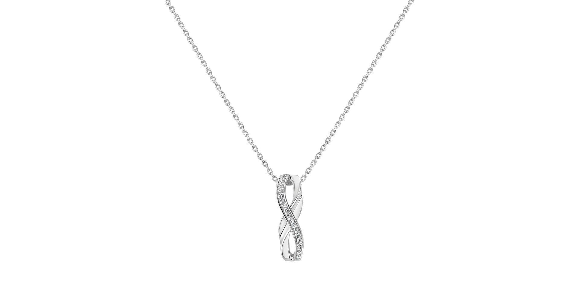 Přívěsok s diamantmi Sparkling Infinity