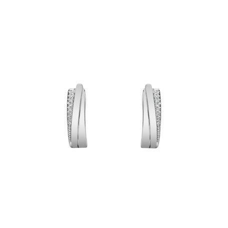 Náušnice s diamantmi Dazzling Galaxy