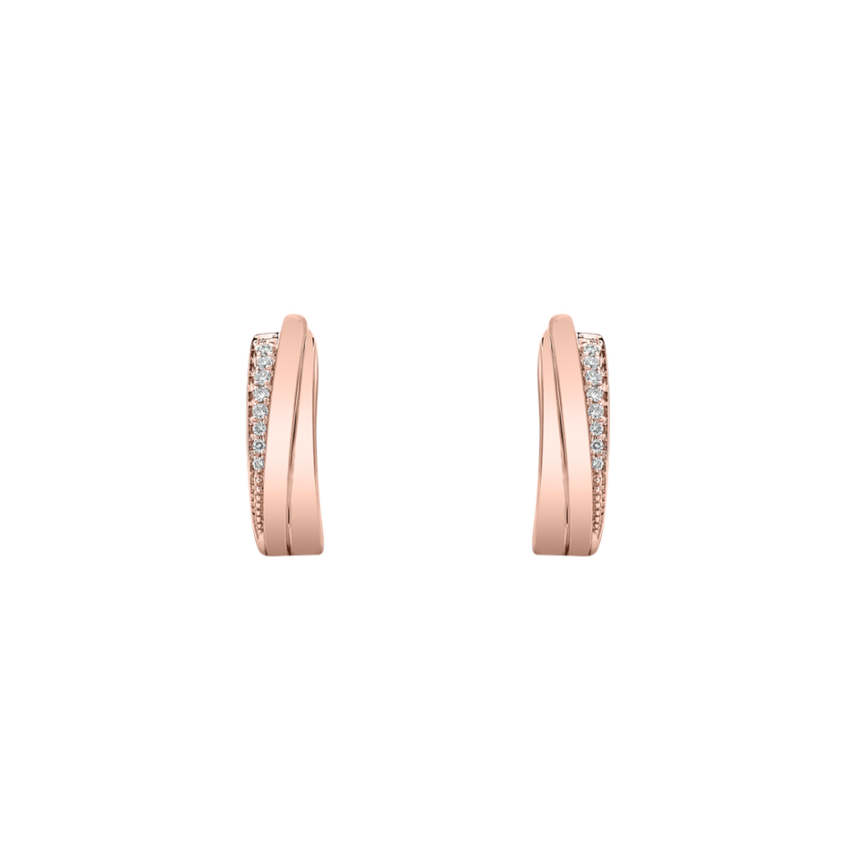 Náušnice s diamantmi Dazzling Galaxy