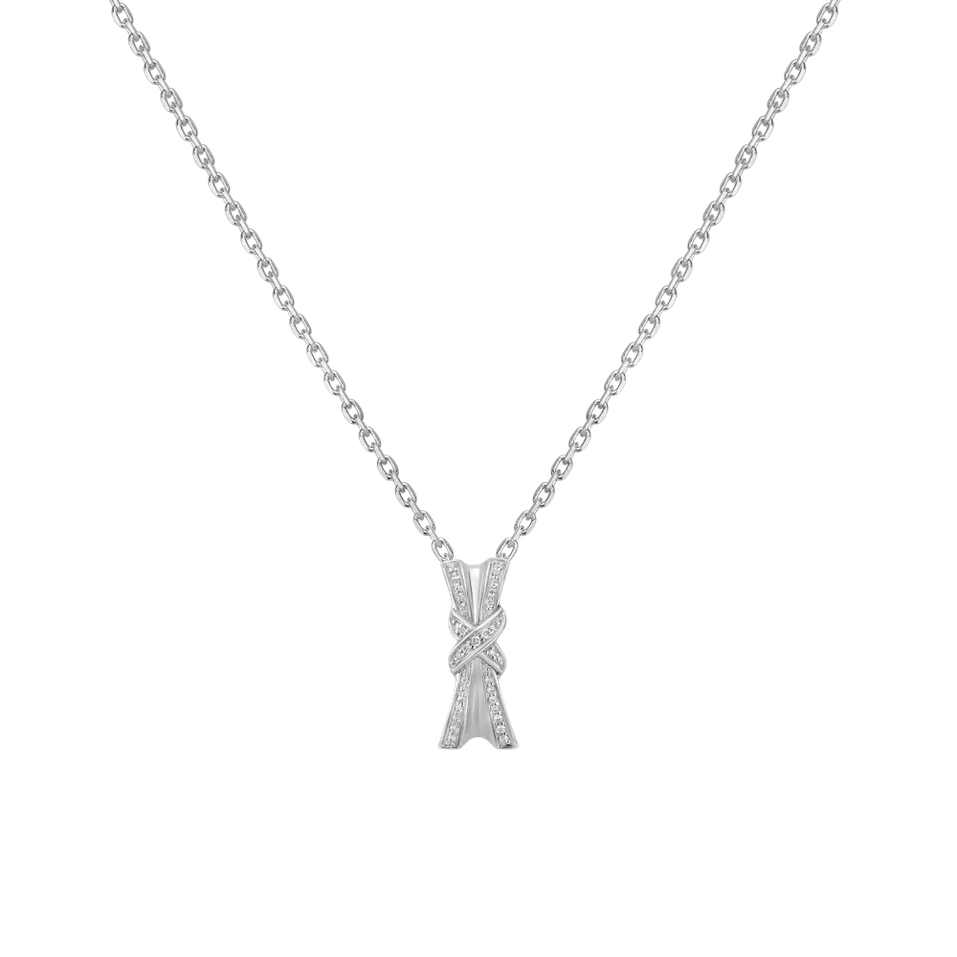 Přívěsok s diamantmi Diamond Twist