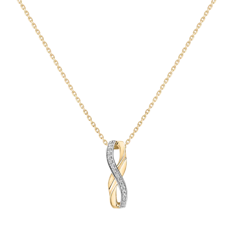 Přívěsok s diamantmi Sparkling Infinity