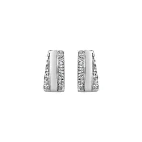 Náušnice s diamantmi Sparkling Dew