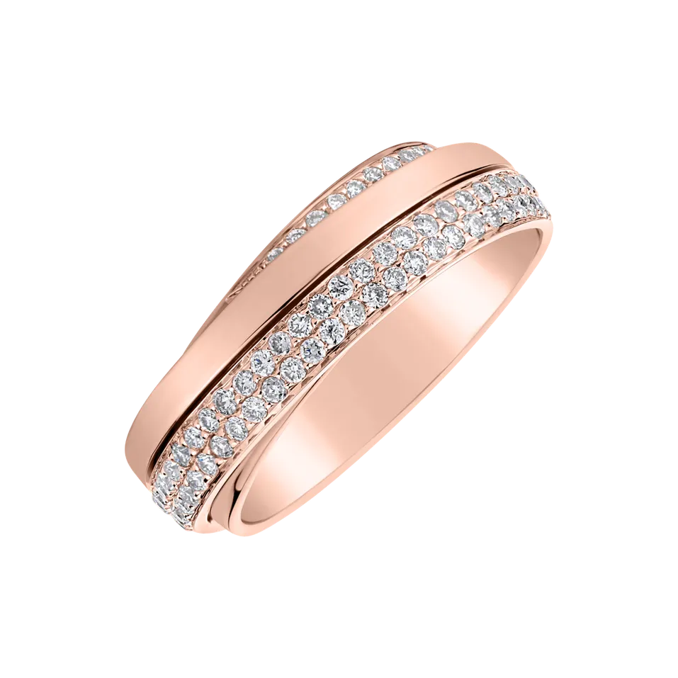 Prsteň s diamantmi Dream Ribbon