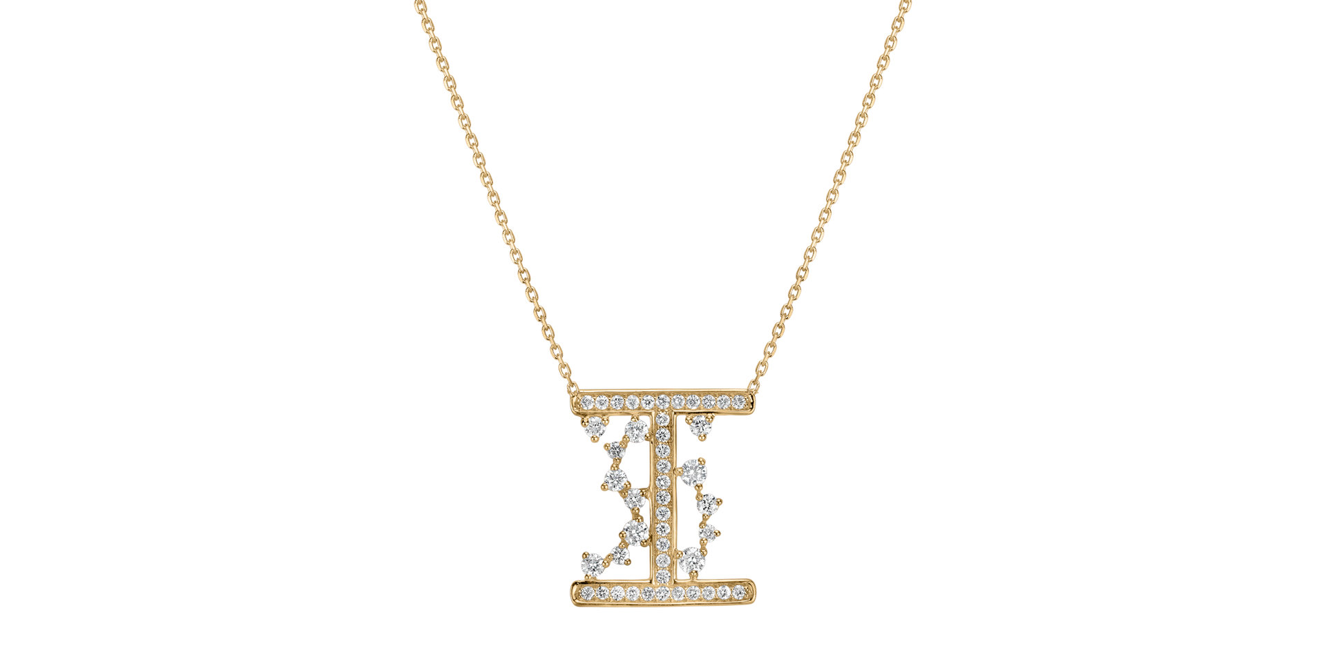 Náhrdelník s diamantmi Iris Signature