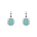 Náušnice s chalcedonom a diamantmi Rainbow Drop2