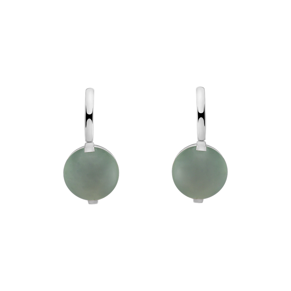 Náušnice s chalcedonom Space Signature