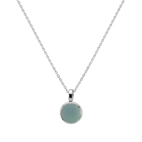 Přívěsok s chalcedonom a diamantmi Mellow Blossom