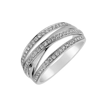 Prsteň s diamantmi Sparkle Swirl