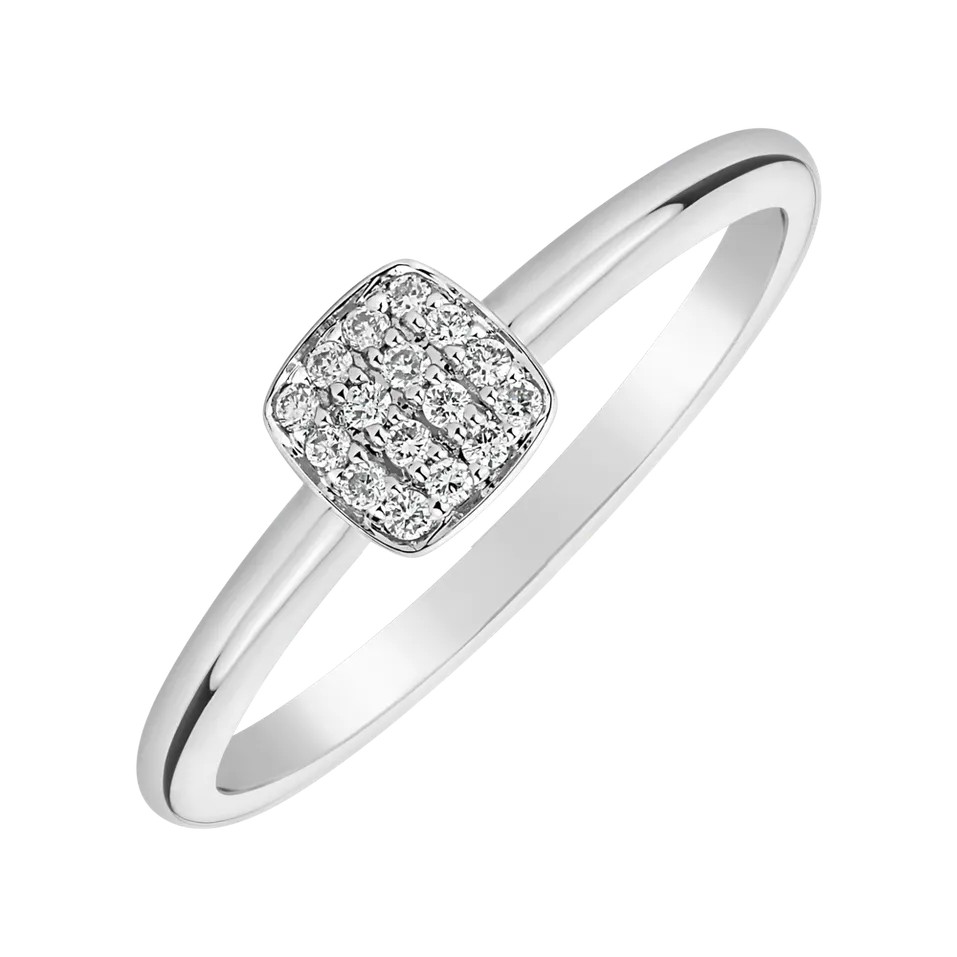 Prsteň s diamantmi Infinitely Minimalist