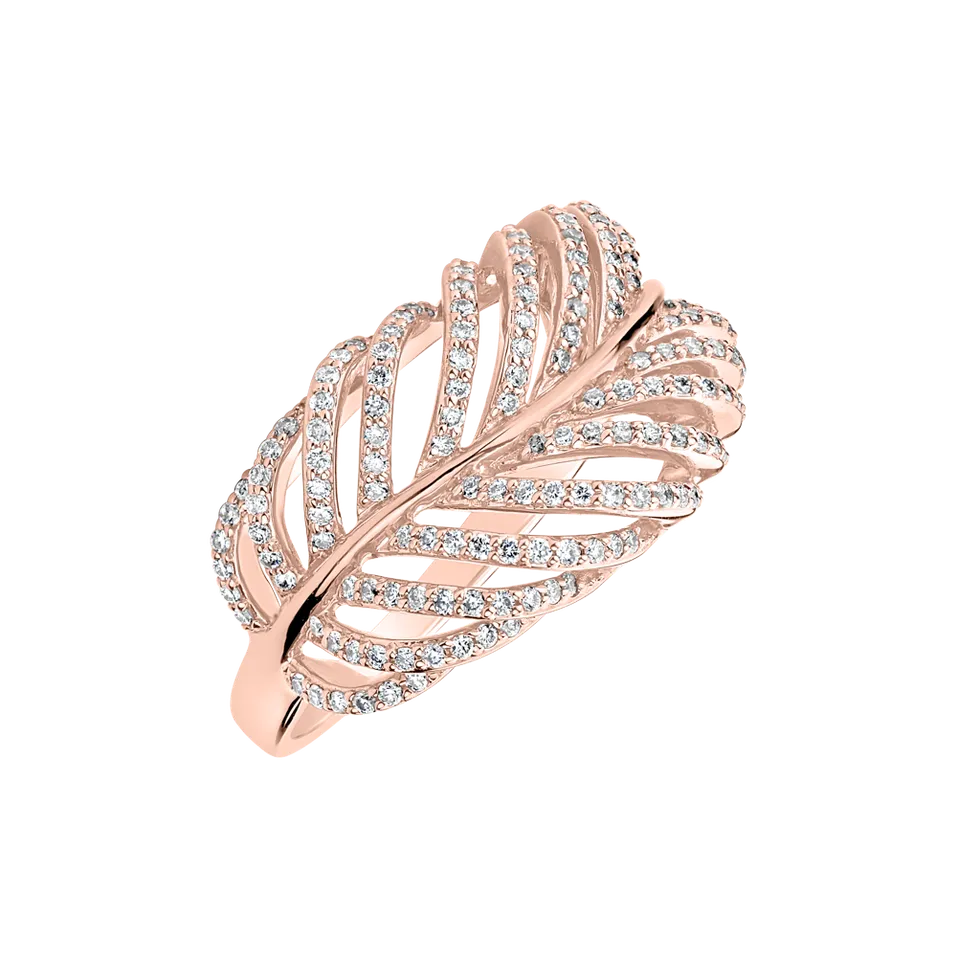 Prsteň s diamantmi Miracle Feather