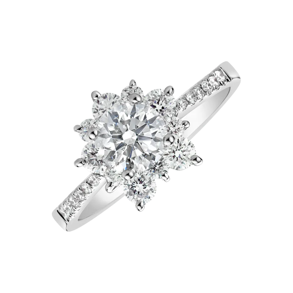 Prsteň s diamantmi Frozen Starlet