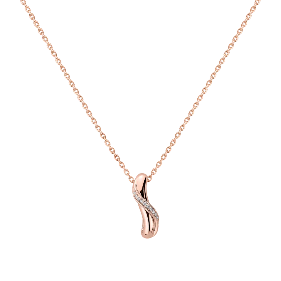 Přívěsok s diamantmi Alluring Ray