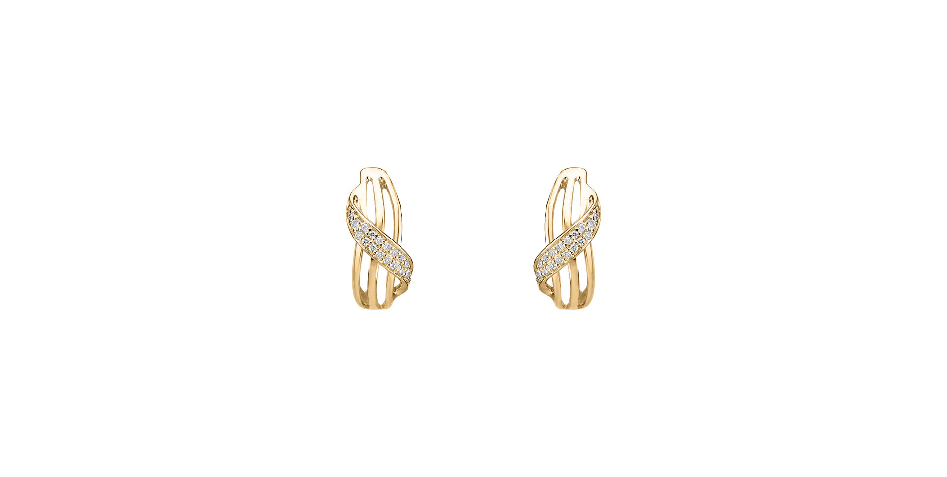 Náušnice s diamantmi Star Essence