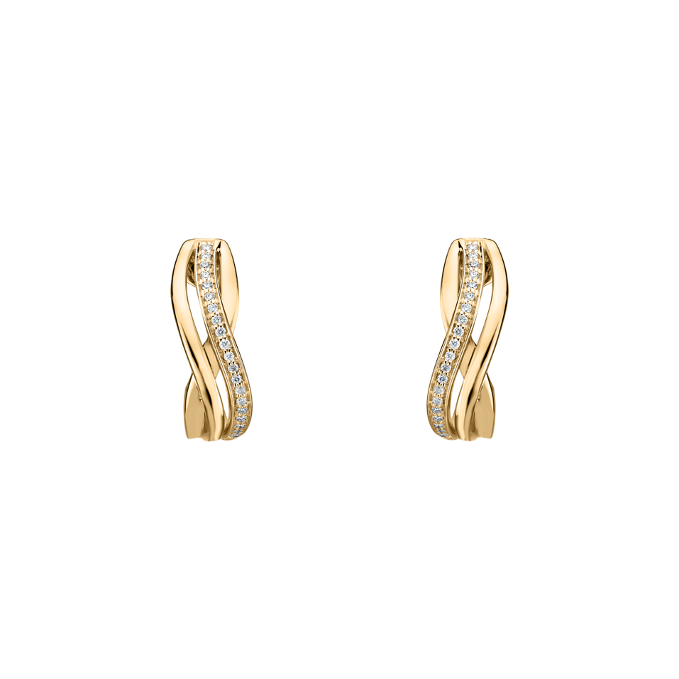 Náušnice s diamantmi Glorious Secret