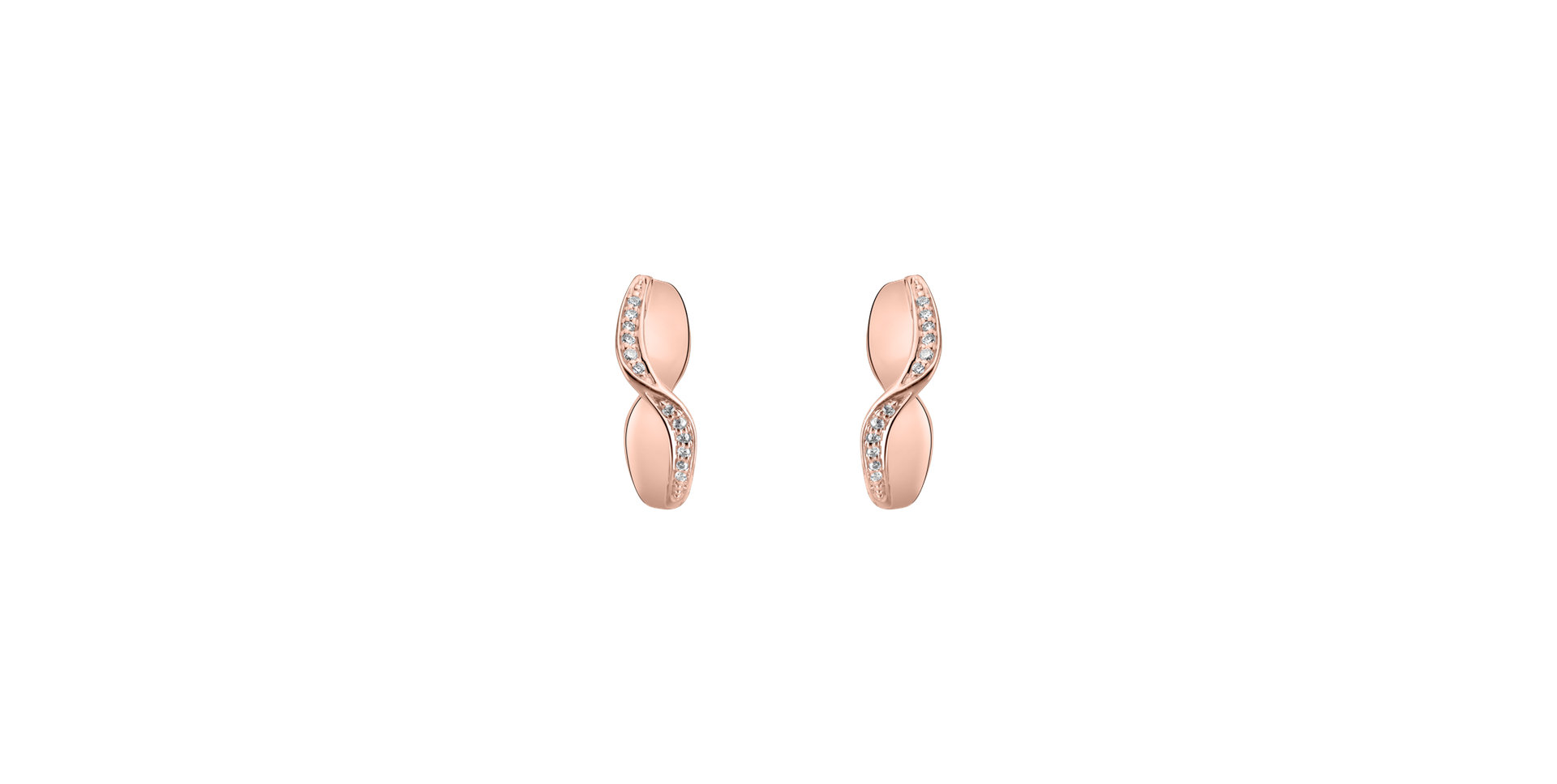 Náušnice s diamantmi Infinite Style