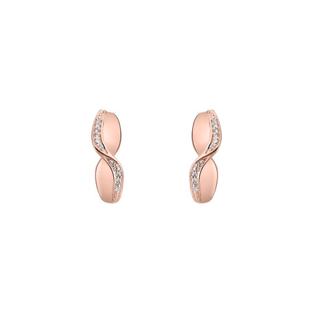Náušnice s diamantmi Infinite Style