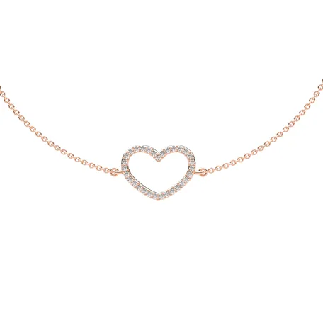 Náramok s diamantmi Heart