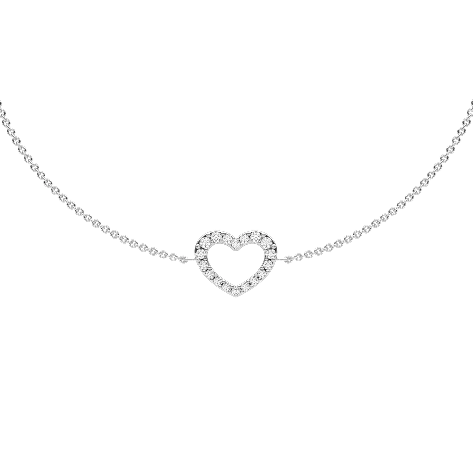 Náramok s diamantmi Heart