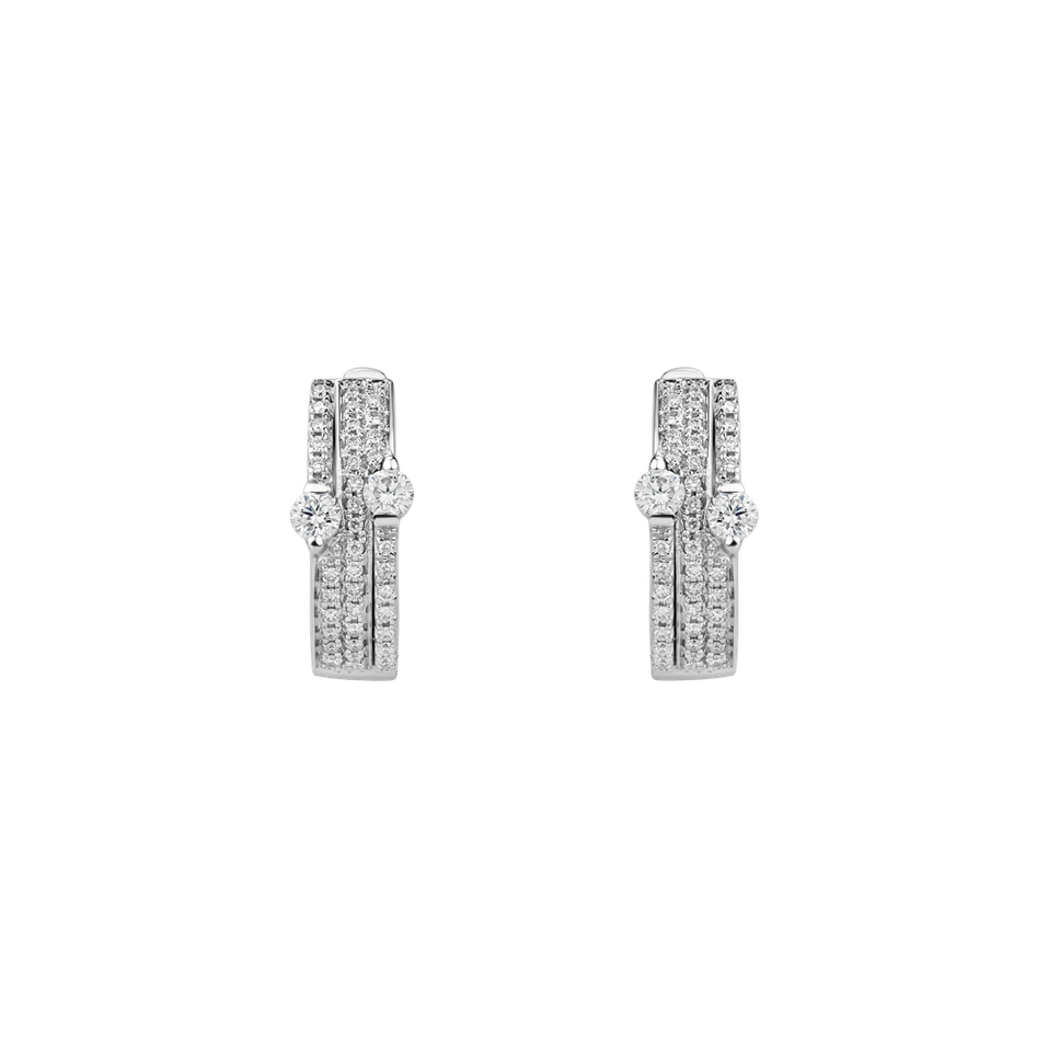 Náušnice s diamantmi Ester