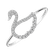 Prsteň s diamantmi Swan2