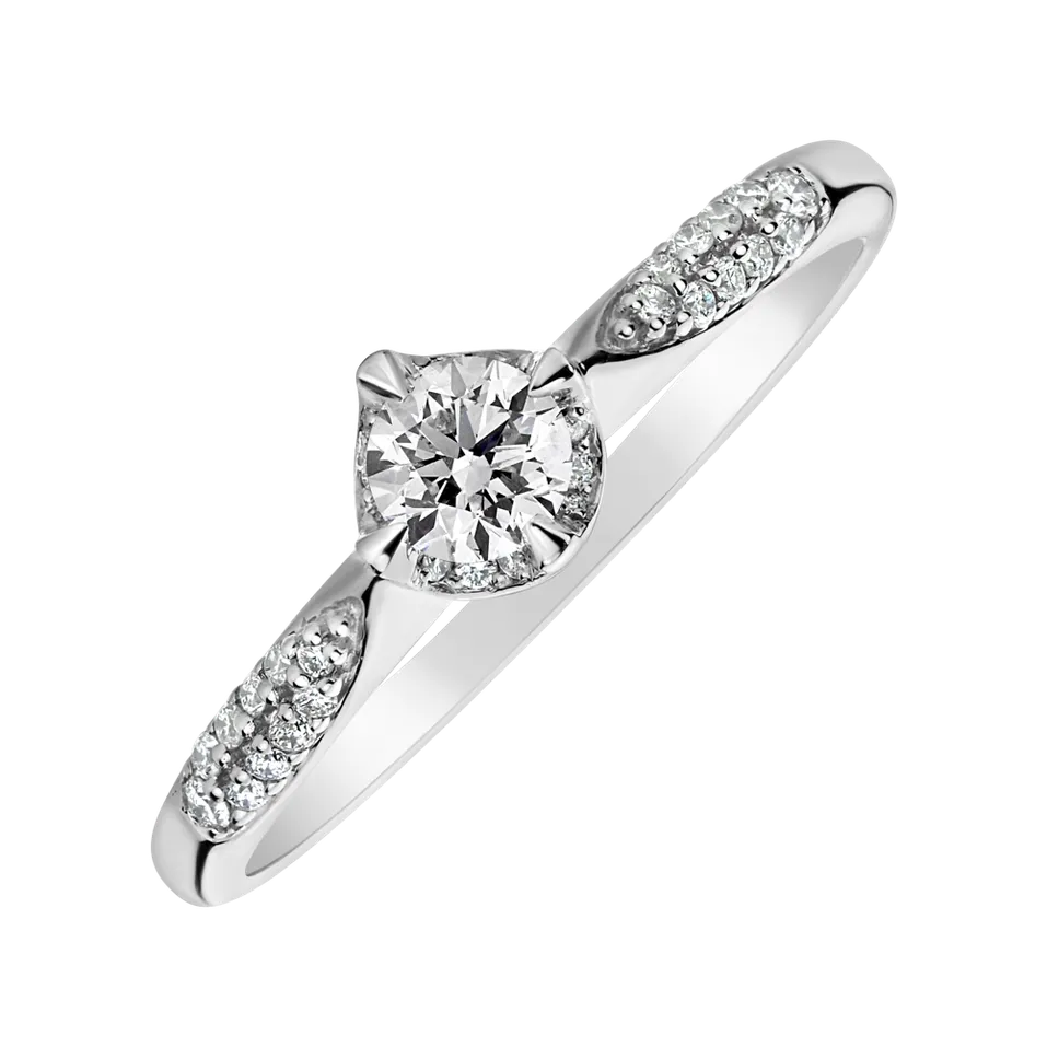 Prsteň s diamantmi Tender Feel
