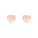 Náušnice s diamantom Hearts2
