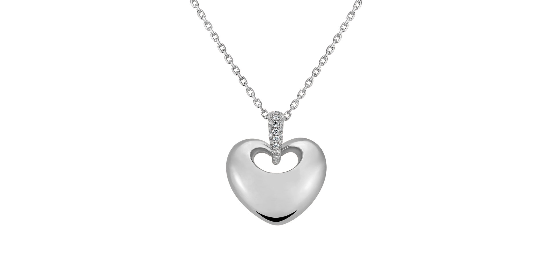 Přívěsok s diamantmi Love Mania